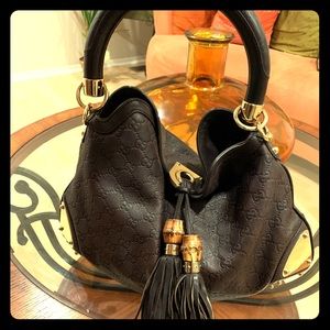 Authentic Gucci Guccissima Indy (Dark Brown)